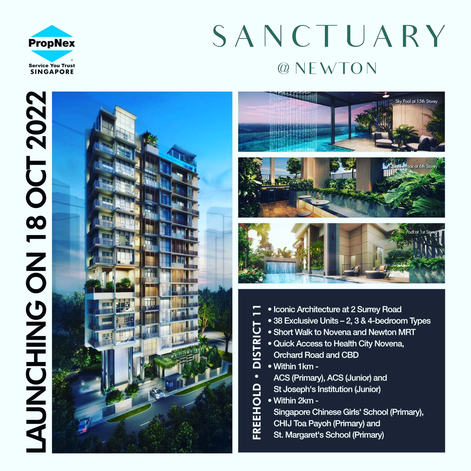 Sanctuary@Newton Condo Freehold Launch